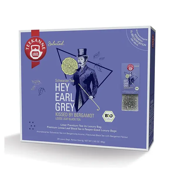 TEEKANNE Luxury bag hey earl grey BIO 20 x 4 g