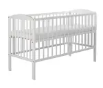 KLUPŚ Dřevěná postýlka pro miminko, 120x60 - bílá