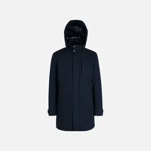 Tmavě modrá pánská parka Geox Aerantis - Pánské