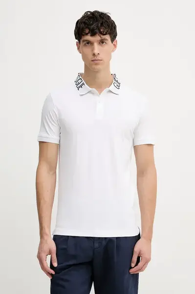 Guess polo tričko pánske bavlnené s elastanom NOLAN