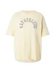 GAP Oversize tričko  svetložltá / čierna / biela