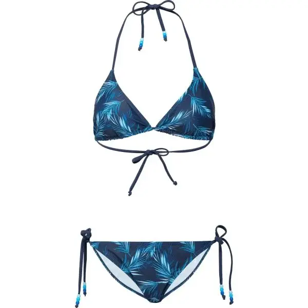 AQUOS LALICA Dámské dvoudílné plavky, tmavě modrá, velikost