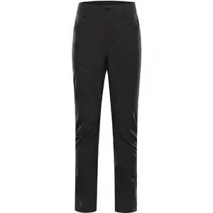 ALPINE PRO BUFAR Pánské outdoorové kalhoty, černá, velikost