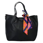 Praktická dámská koženková kabelka Claude černá