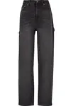 Karl Kani Džínsy  čierny denim