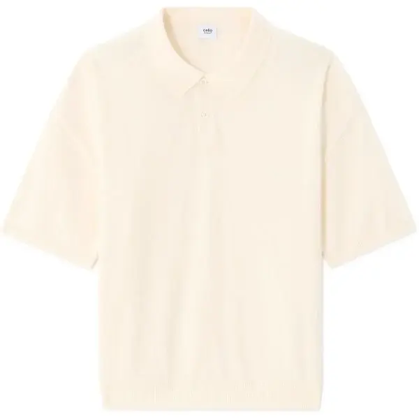 CELIO NEBOUCLET Pánske polo tričko, biela, veľkosť