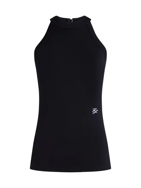Karl Lagerfeld Top  čierna / biela
