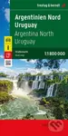 Severní Argentina - Uruguay 1:1 800 000 / automapa
