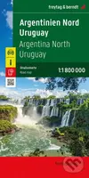 Severní Argentina - Uruguay 1:1 800 000 / automapa