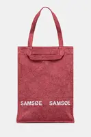 Bavlněná kabelka Samsoe Samsoe SALUCCA růžová barva, U24300002