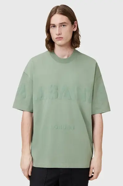 Bavlněné tričko AllSaints BIGGY