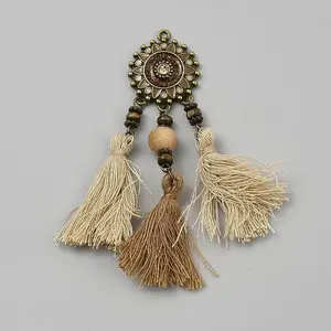Alloy Tassel Pendants