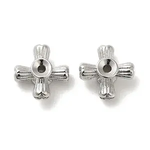 Rack Plating Brass Micro Pave Cubic Zirconia Beads