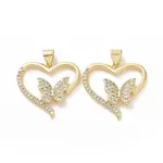 Brass Cubic Zirconia Pendants