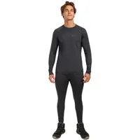 KILPI MAVORA TOP Pánske termo tričko z MERINO WOOL, čierna, veľkosť XXXL