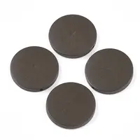 Painted Natural Wood Beads