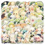 50Pcs PVC Paper Stickers