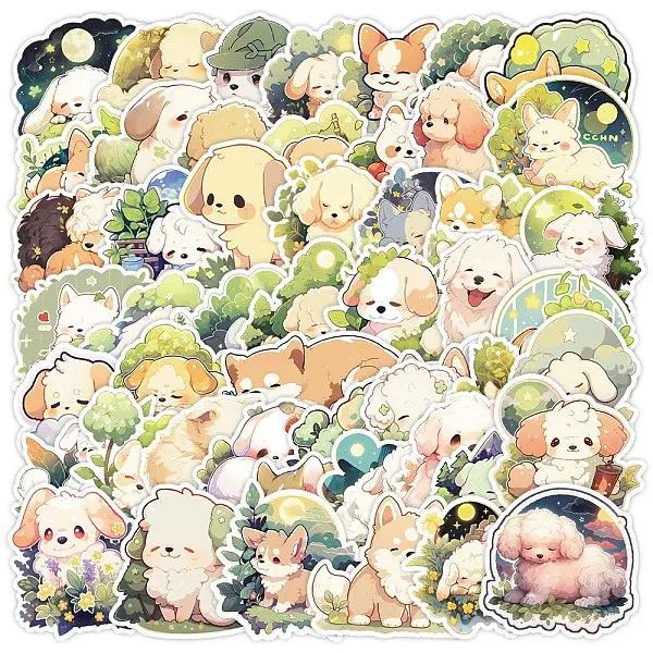 50Pcs PVC Paper Stickers