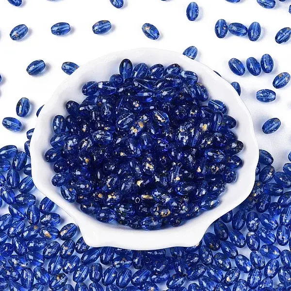 Oval Glass Seed Beads