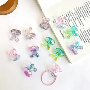 Transparent Crackle Acrylic Beads