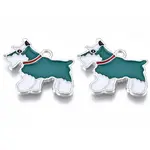 Rack Plating Alloy Enamel Pendants