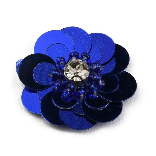 Flower Shape PVC Sequin/Paillette Beading Appliques