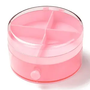 Round Plastic Jewelry Boxes