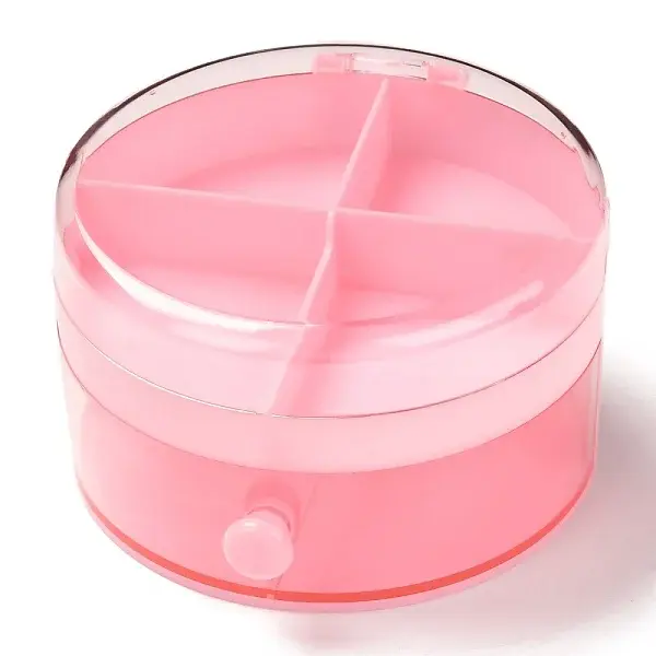 Round Plastic Jewelry Boxes