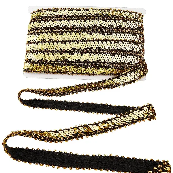 20Yards Sparkle Polyester Paillette Elastic Beads