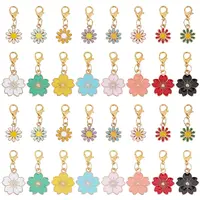 32Pcs 16 Styles Alloy Enamel Shoes Charms