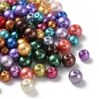 Glass Pearl Round Beads