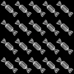 Transparent Plastic Candy Shaped Trinket Storage Boxes