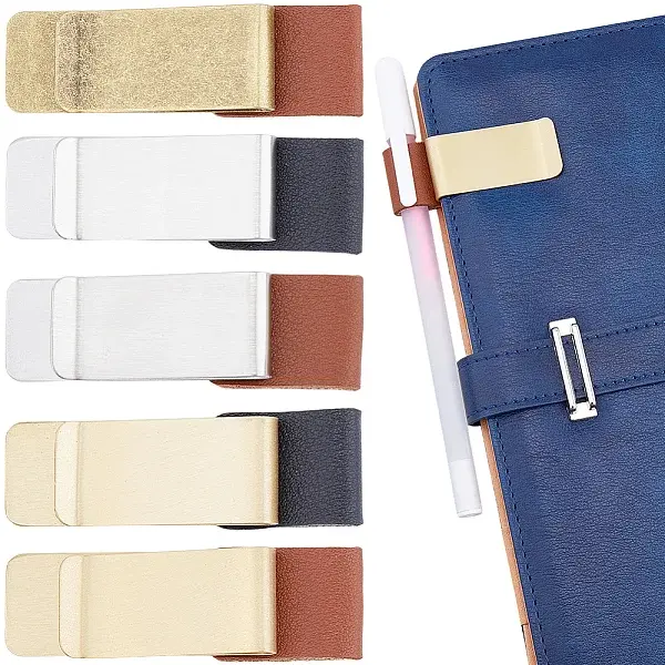 5Pcs 5 Style Brass Ticket Holder