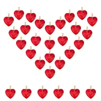 Transparent Spray Painted Glass Pendants