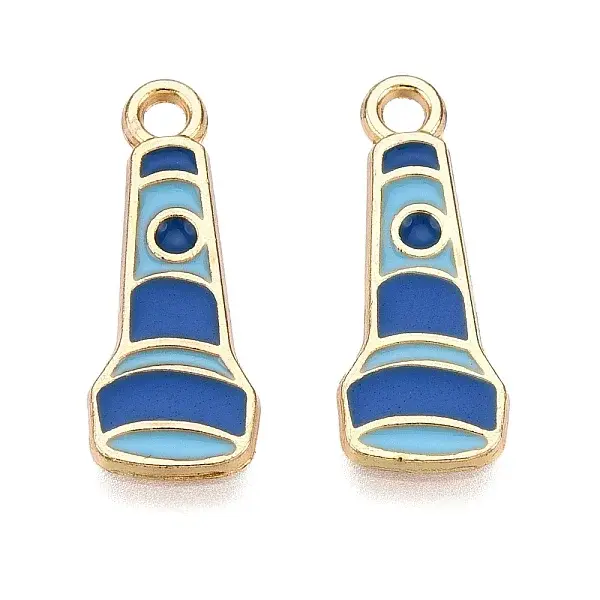 Travel Theme Alloy Enamel Pendants