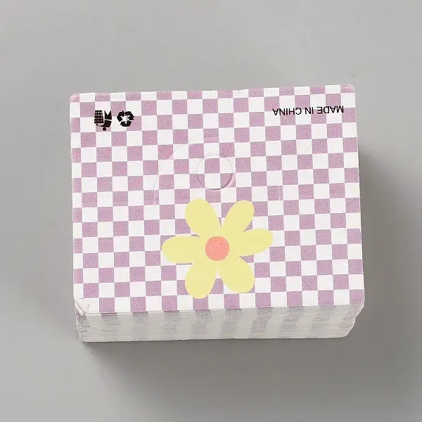 100Pcs Paper Foldable Header Cards