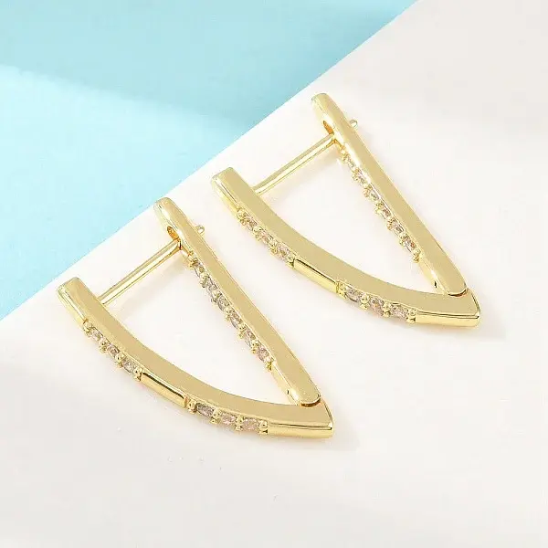 Brass Hoop Earrings