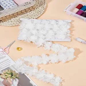 2Yards Polyester Chiffon Lace Trim