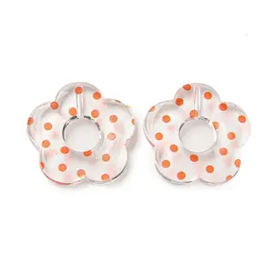 Transparent Printed Acrylic Beads