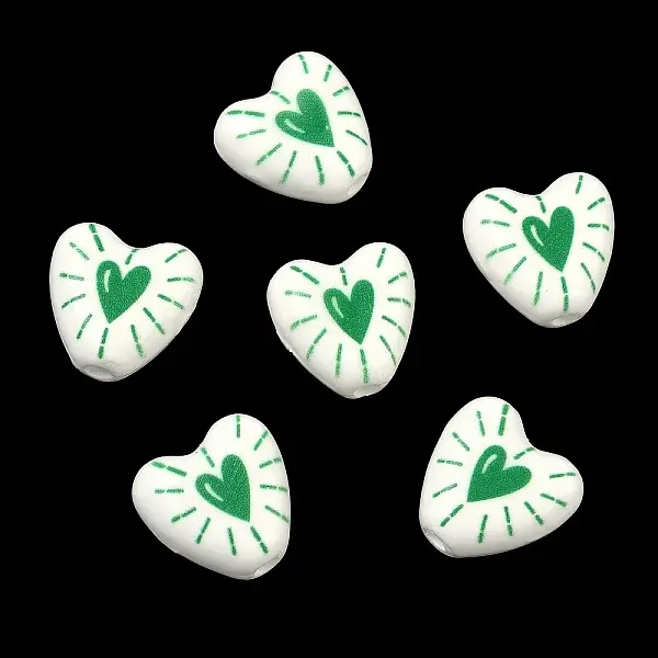 Printed Handmade Porcelain Beads