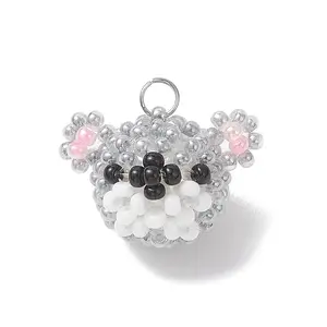 Glass Seed Beaded Pendants