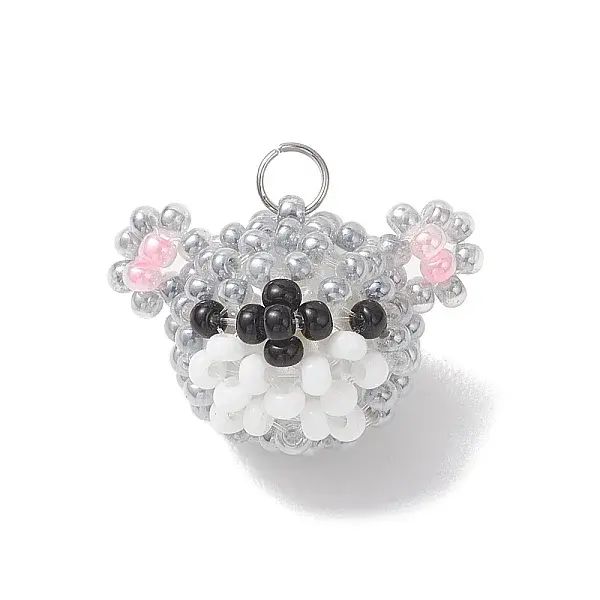 Glass Seed Beaded Pendants