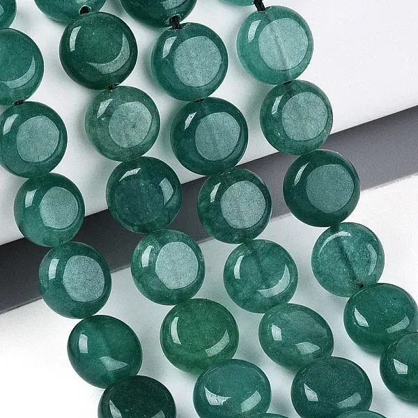 Dyed Natural White Jade Beads Strands