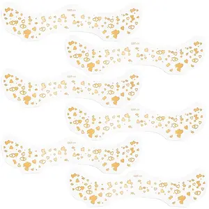 10Pcs Transfer Sticker Proof Removable Temporary Tattoos Stickers