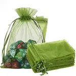 Rectangle Organza Drawstring Storage Bags