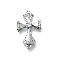 Brass Micro Pave Cubic Zirconia Pendants