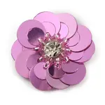 Flower Shape PVC Sequin/Paillette Beading Appliques