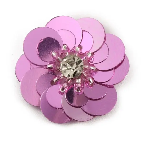 Flower Shape PVC Sequin/Paillette Beading Appliques