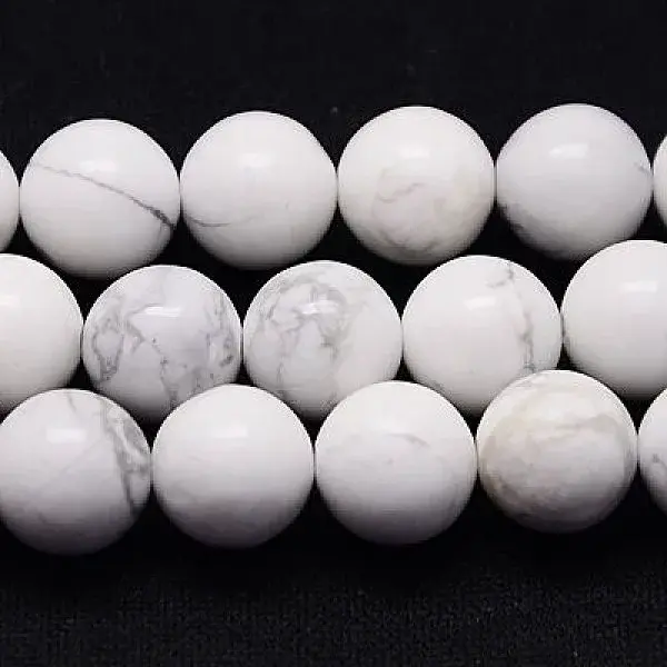 Natural Howlite Beads Strands