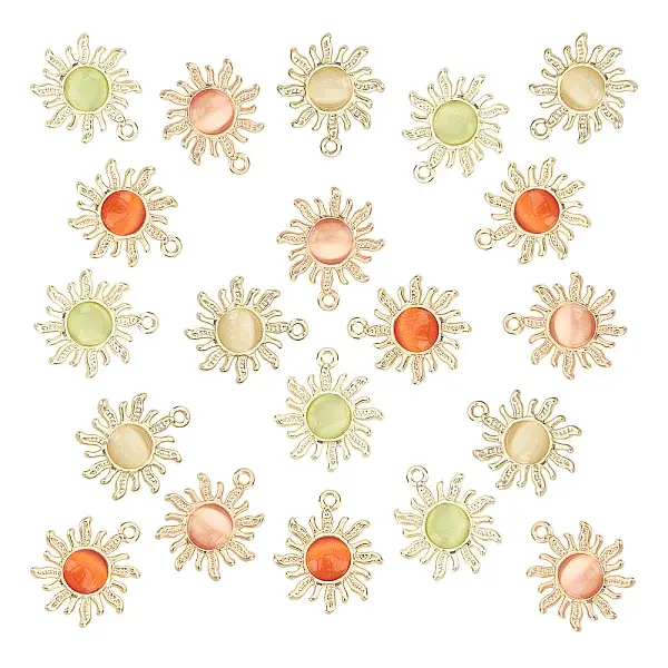 Alloy Cat Eye Pendants